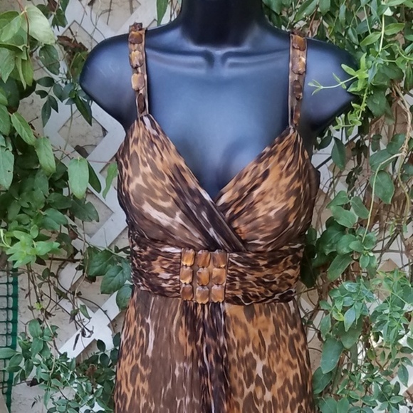 Badgley mischka‎ Leppard Dress - Picture 2 of 6